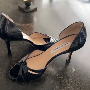 Patent leather stilettos